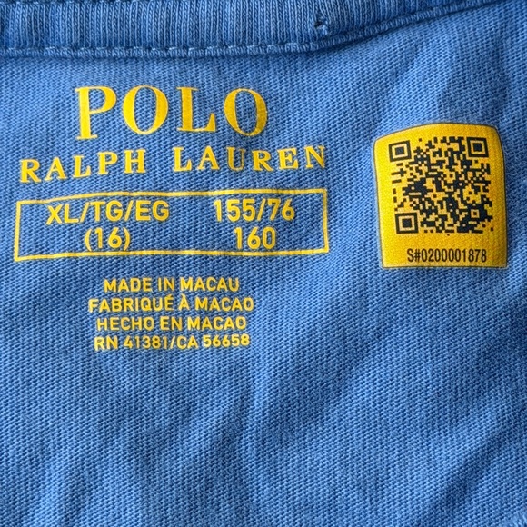 Polo by Ralph Lauren Blue Kids Casual Dress - Picture 4 of 8